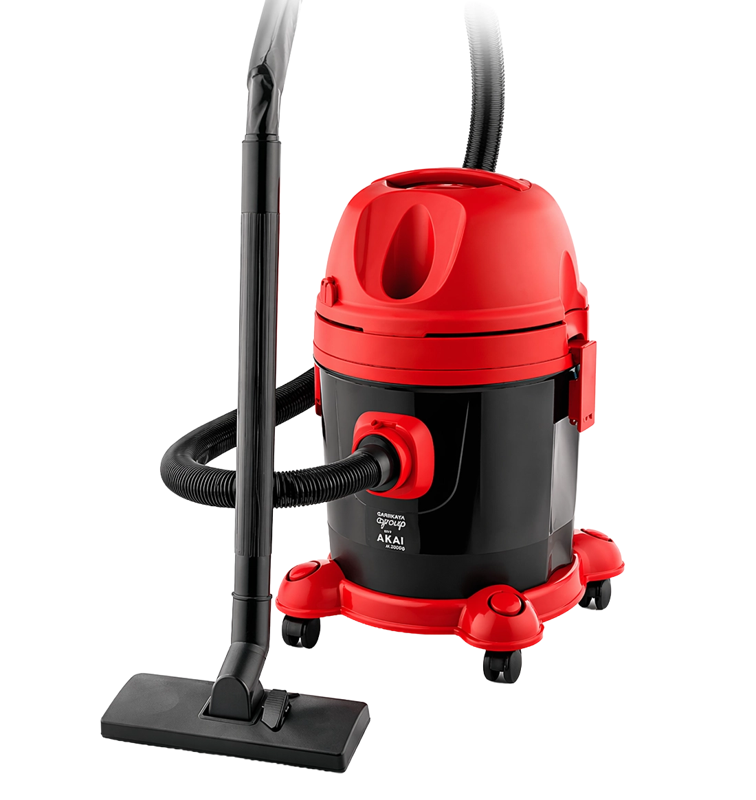 akai Pail Can Vacuum Cleaner 2000 Watt, Capacity 15 Liter, Blower Function, Cloth Filter, Japanese Technology black ,Ak -2000